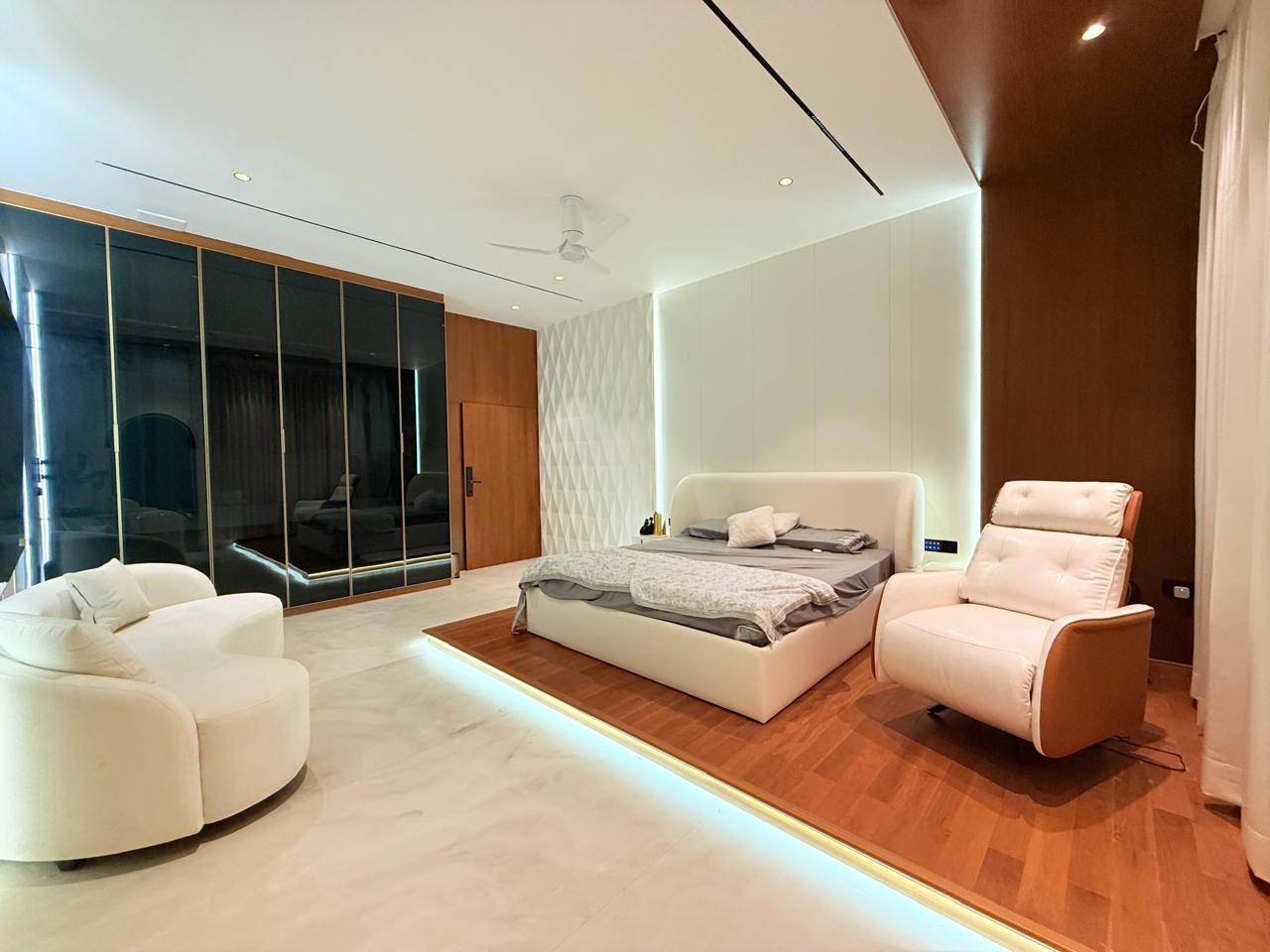 Master bedroom interior